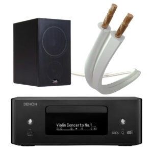 DENON / PSB / REAL CABLE – Pack Amplificateur CEOL RCD N12 + Enceintes Alpha P3 + Câbles CBV 130016